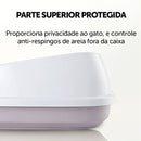 Bandeja Sanitária anti-respingos para gatos