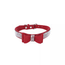 Coleira Lady Pet - Brilhante com Laço