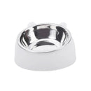 Tigela elevada em inox antiderrapante para gatos e cães