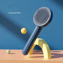 Escova de cabelo autolimpante