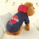 Blusa com Capuz em Plush para cachorro