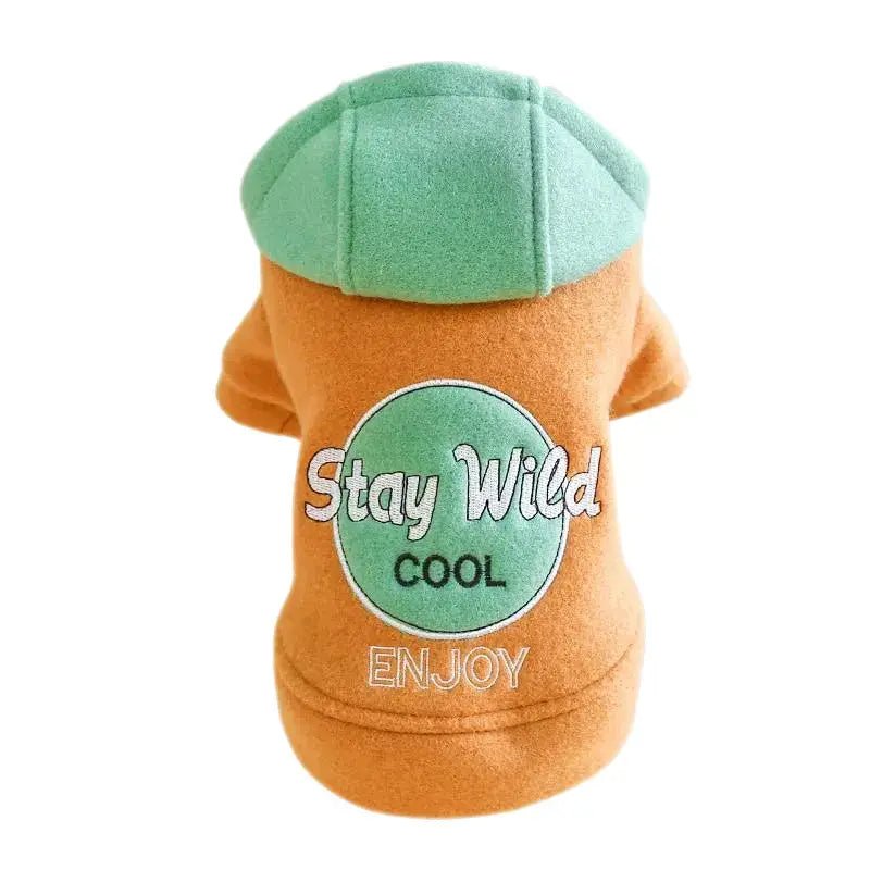 Blusa com Capuz em Plush para cachorro