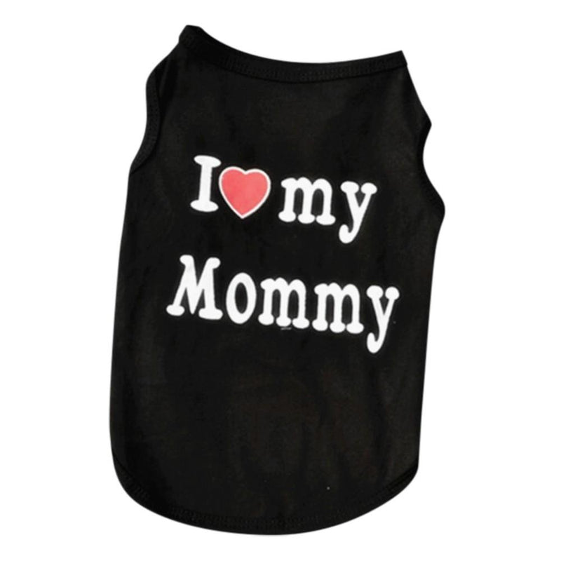 Camiseta Pet I Love my Mommy / Daddy