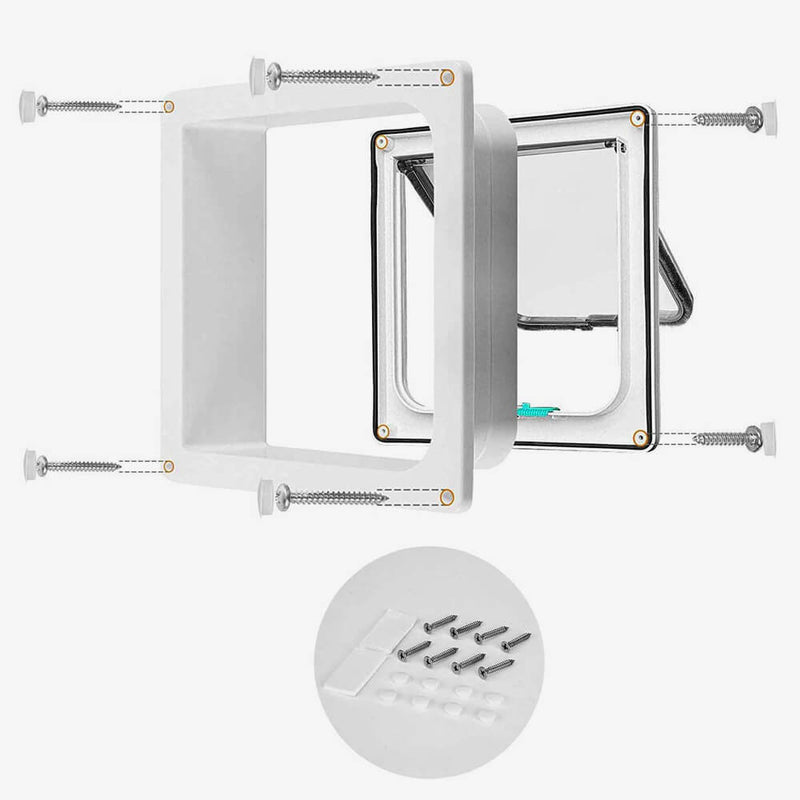 Porta de Passagem para Cães e Gatos Premium