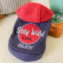 Blusa com Capuz em Plush para cachorro