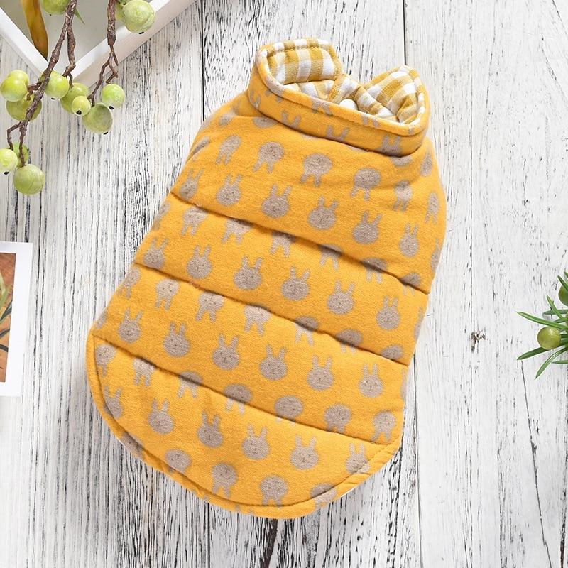 Colete Dupla Face de Inverno para cachorro e gato