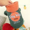 Blusa com Capuz em Plush para cachorro