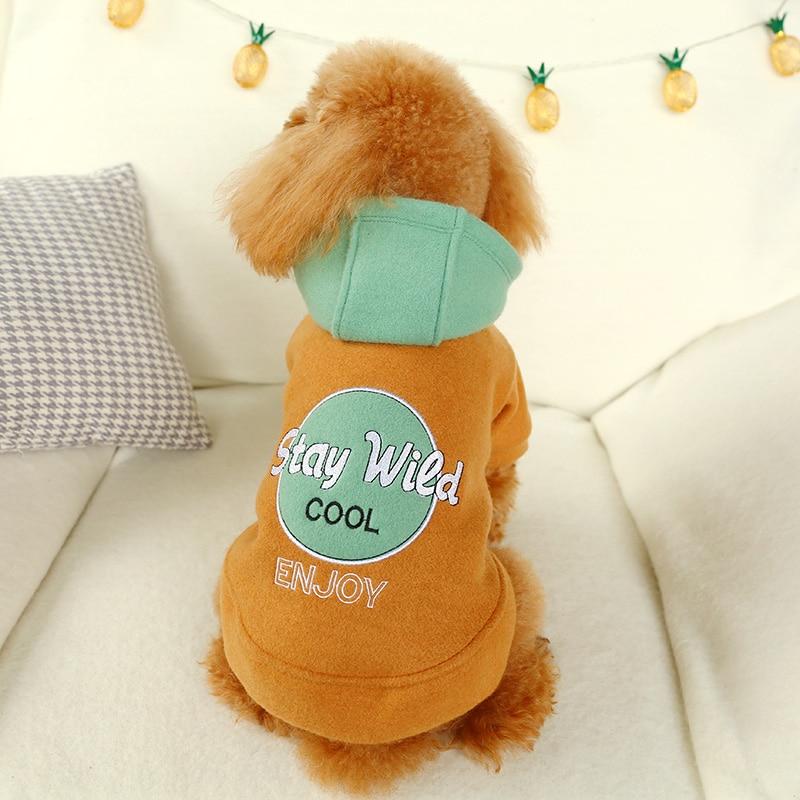 Blusa com Capuz em Plush para cachorro