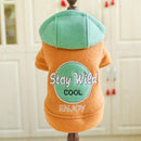 Blusa com Capuz em Plush para cachorro