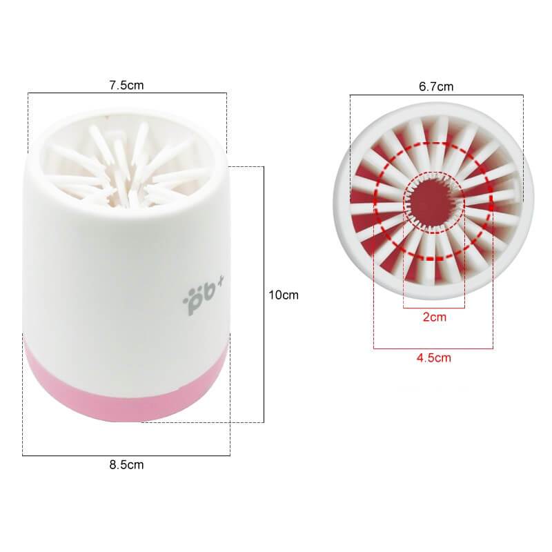 PROMOÇÃO Copo Lava Patas com Cerdas de Silicone