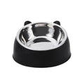Tigela elevada em inox antiderrapante para gatos e cães