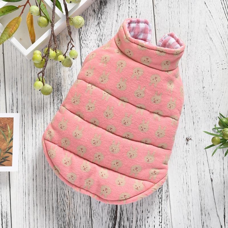 Colete Dupla Face de Inverno para cachorro e gato