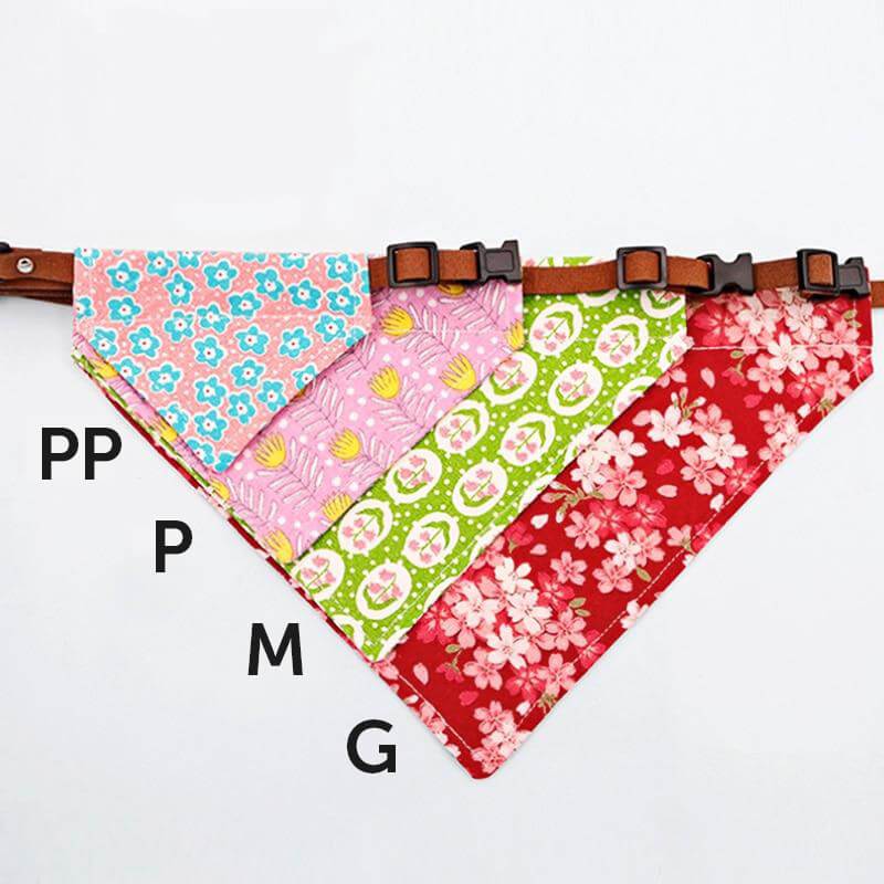 Coleira Bandana Ajustável