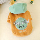 Blusa com Capuz em Plush para cachorro